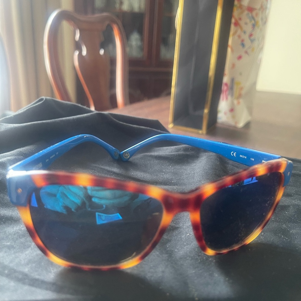 MICHAEL Michael Kors Blue and Tortoise Sunglasses